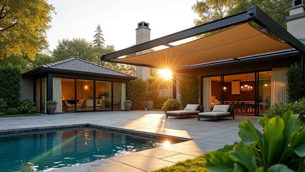 Poolside Pavilion — Patio Cover, Shade System